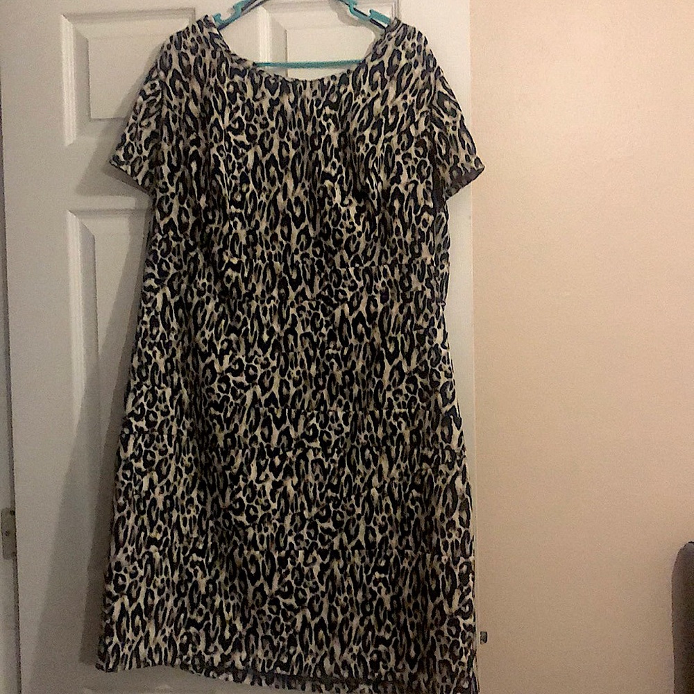 Animal print dress